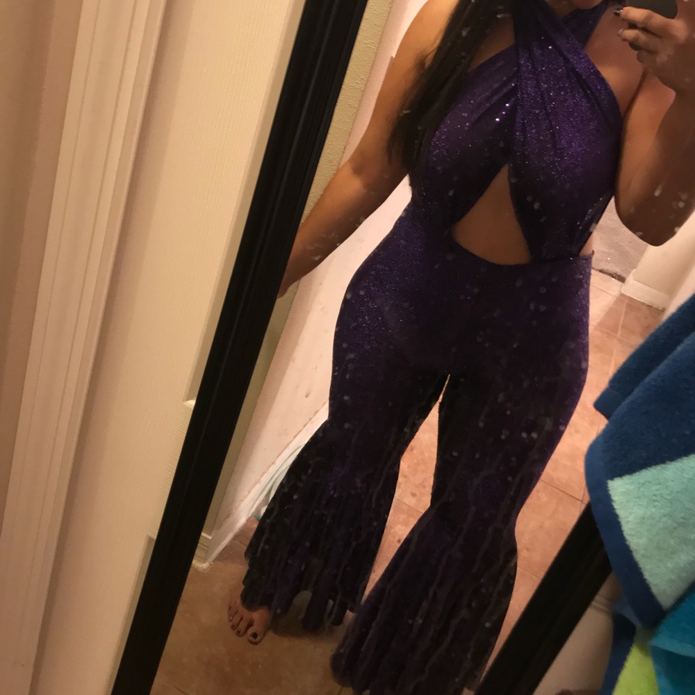 Selena’s Purple Jumpsuit